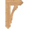 Ekena Millwork Merced Arts & Crafts Smooth Bracket, Western Red Cedar, 5 1/2"W x 20"D x 32"H BKT06X20X32MRC03SWR - alternate 2